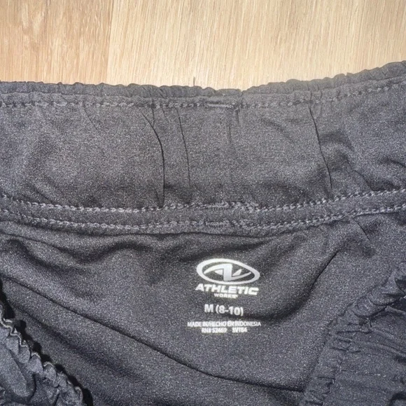 Women's Black Athletic Shorts - Picture 3 of 3